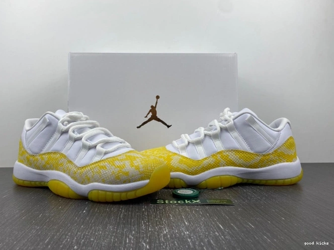 Cheap AH7860-107 Yellow Low 11 WMNS Air Jordan Snakeskin 0726